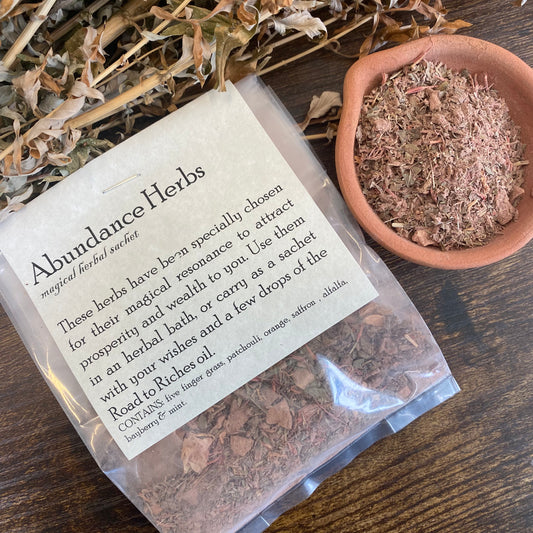 Mélange d'herbes magiques : herbes d'abondance