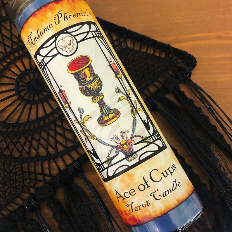 Tarot Aces Magic Spell Candles