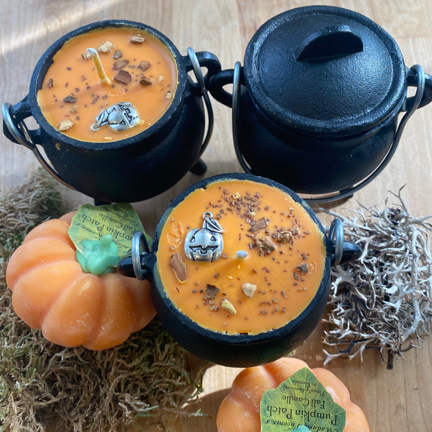 The Spice of Life  Halloween Cauldron Candle