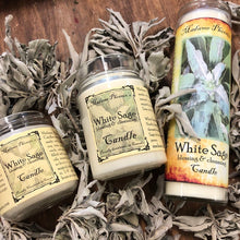 Load image into Gallery viewer, White Sage Spell Candle
