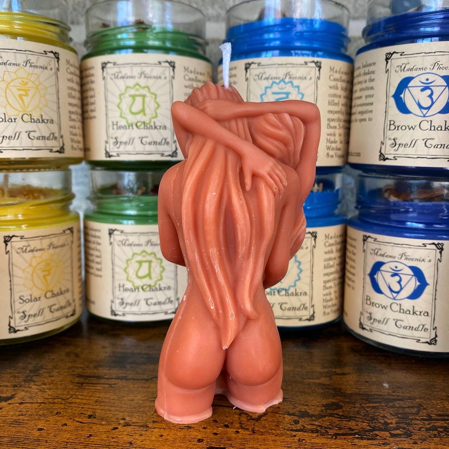 Same Sex Couple Women Gay Love Spell Shaped Candle
