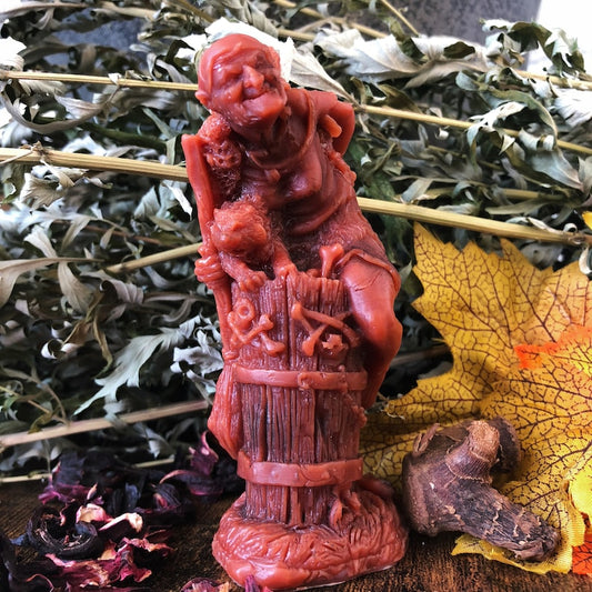 Bougie de sorcellerie magique Baba Yaga Crone