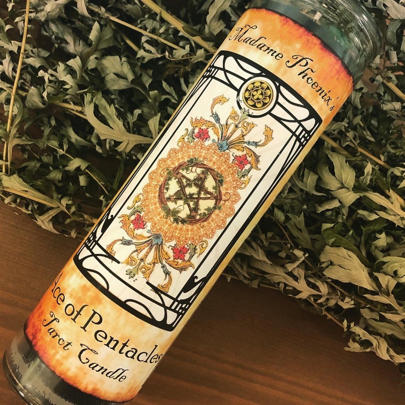 Tarot Aces Magic Spell Candles
