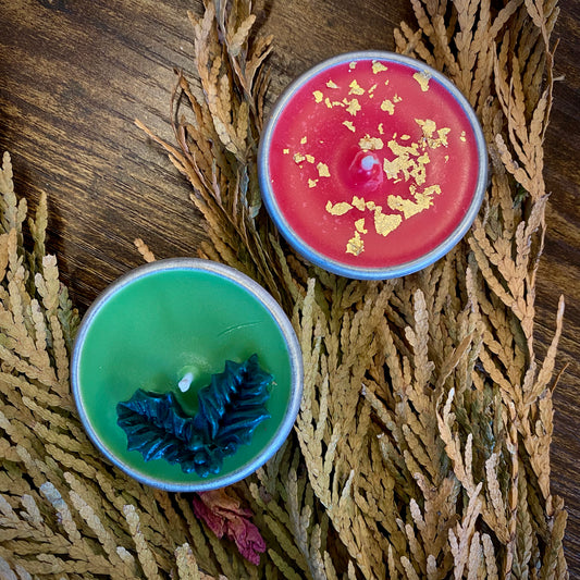 Solstice Blessings Spell Sets mini duo magique de bougie chauffe-plat