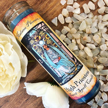 Load image into Gallery viewer, The High Priestess Tarot Magic Spell Candle
