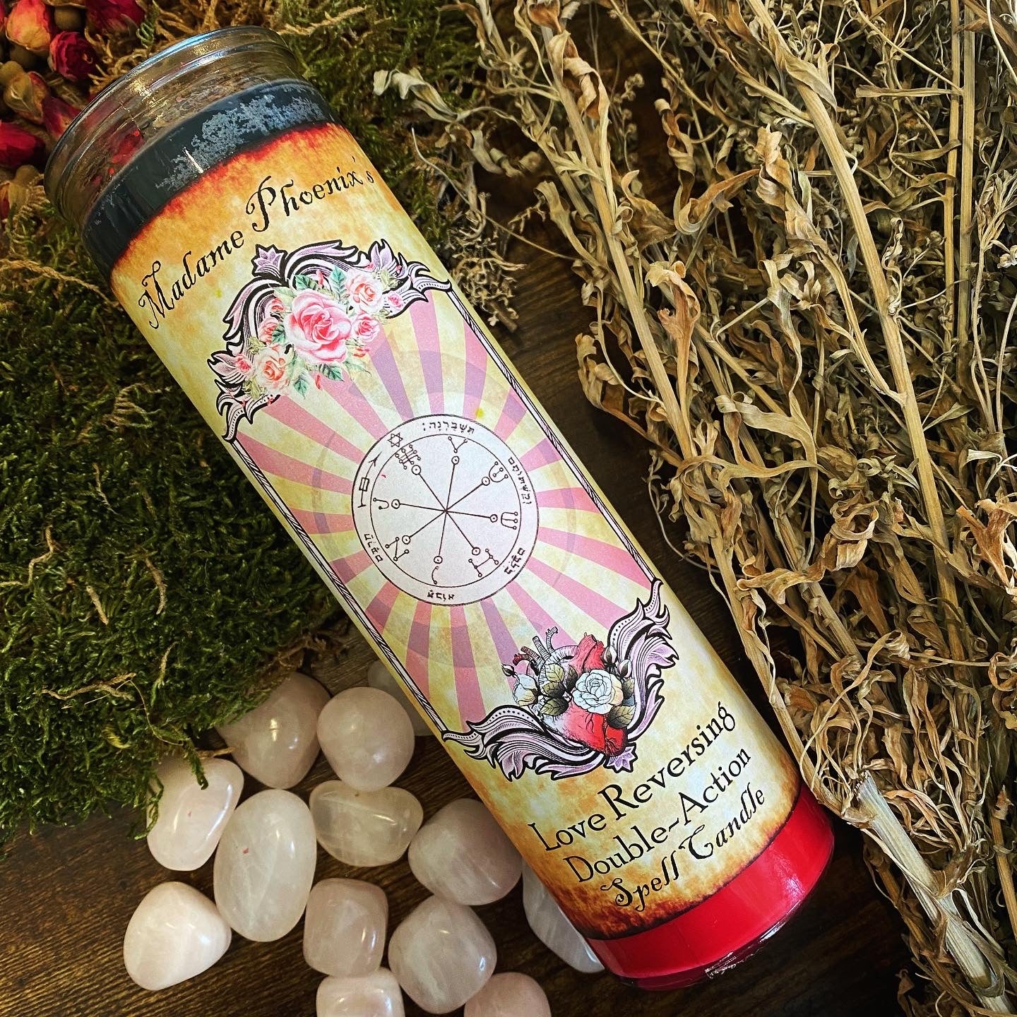 Love Reversing Double Action Spell Candle *** LOVE