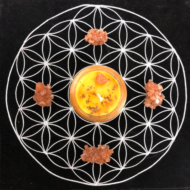 Bougies de sorts de guérison et d’équilibrage des chakras (ENSEMBLE COMPLET)