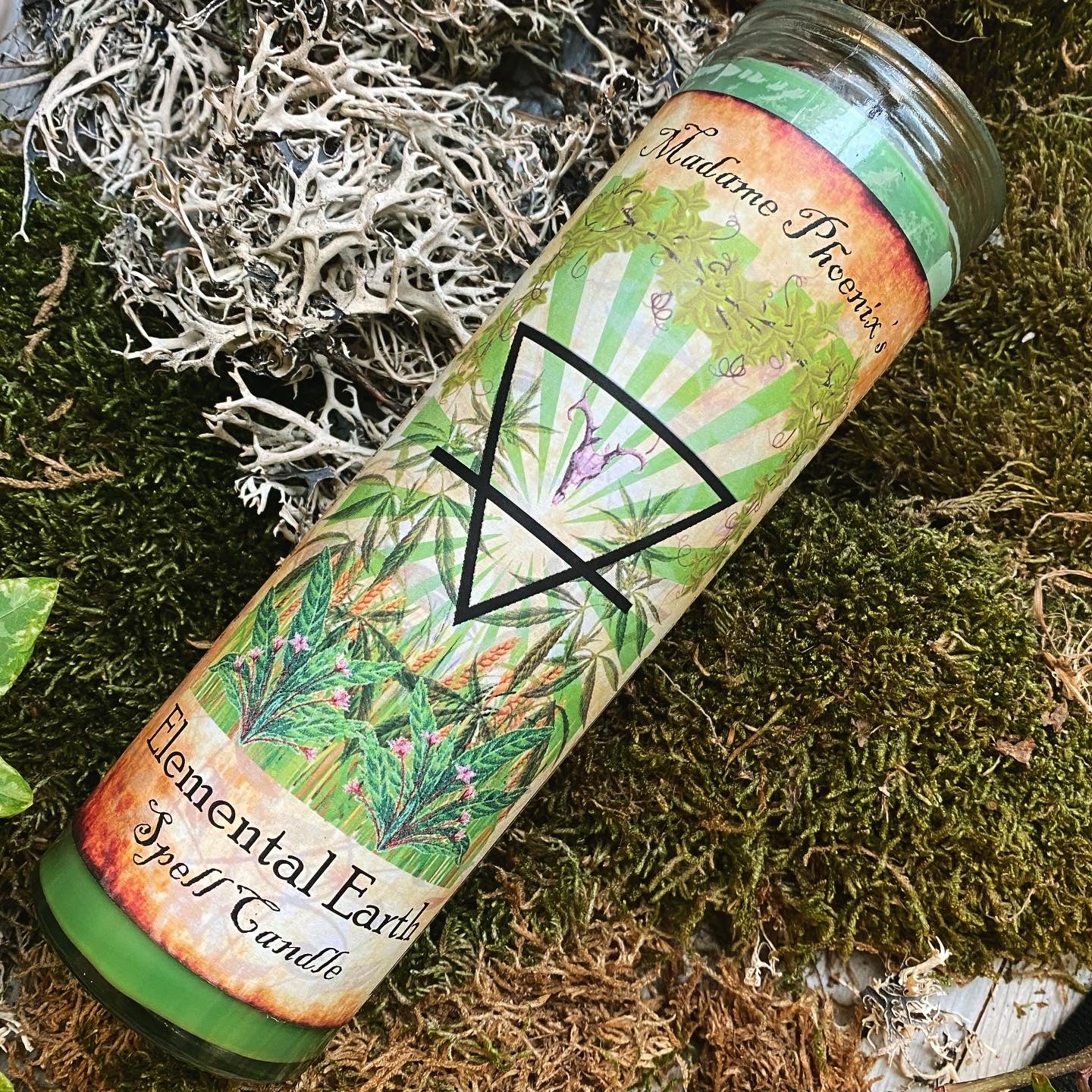 7 day style EARTH Elemental Magic Spell Candles