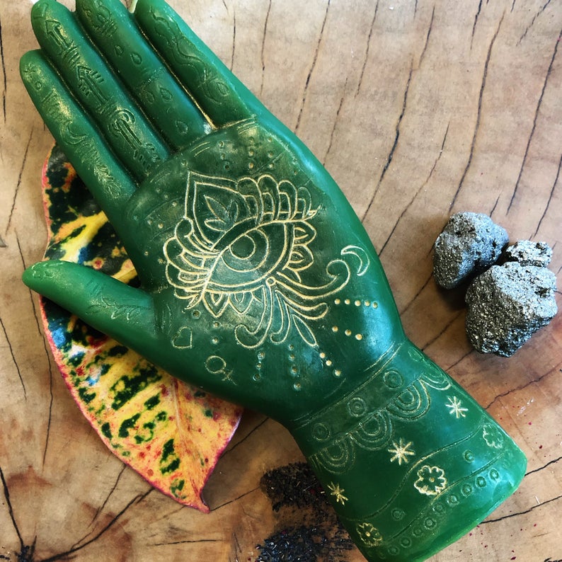 Hand Shaped Candle