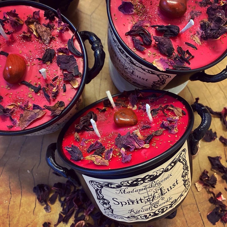 Spirit of Lust Cauldron Spell Candle