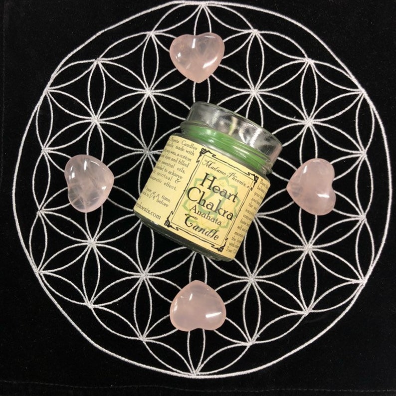 Bougies de sorts de guérison et d’équilibrage des chakras (ENSEMBLE COMPLET)