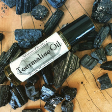 Load image into Gallery viewer, Black Tourmaline Crystal Oil Blend
