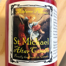 Load image into Gallery viewer, St Michael Archangel Petition Candle
