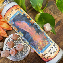 Load image into Gallery viewer, Midsummer Nights 7 Day Summer Spell Candle
