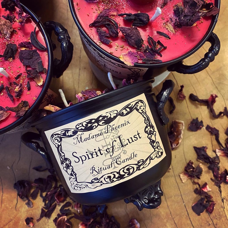 Spirit of Lust Cauldron Spell Candle