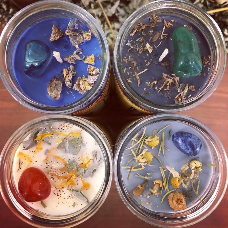 Tarot Aces Magic Spell Candles